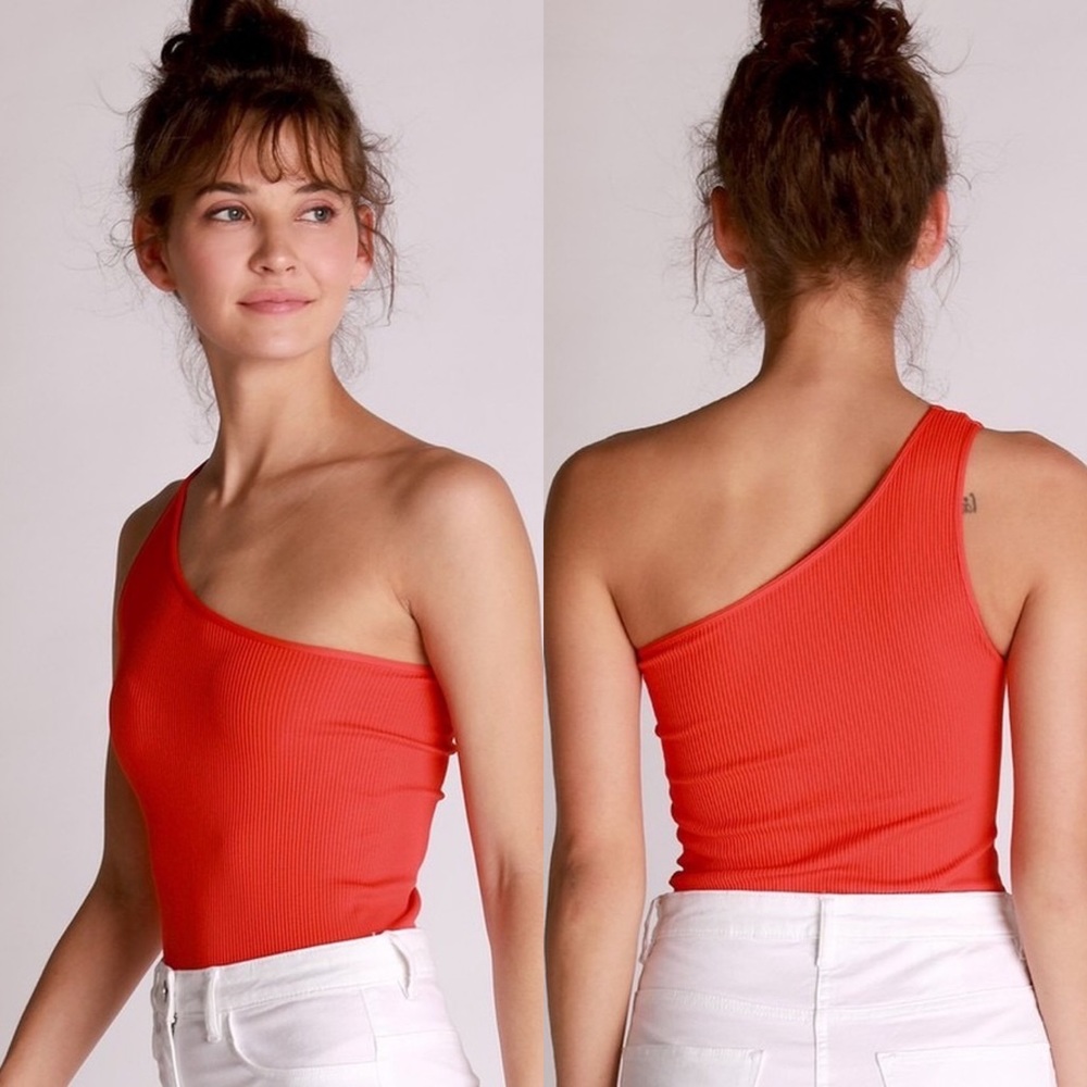 One shoulder bodysuit
